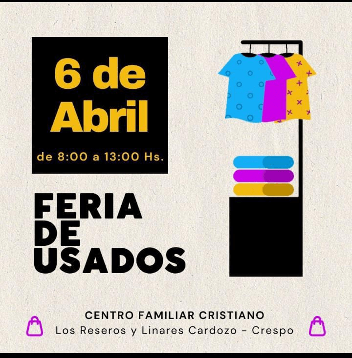 feria de usados en crespo
