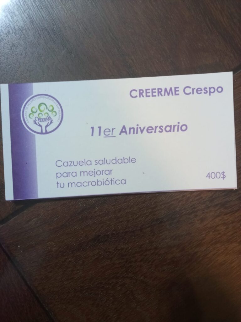 Venta de cazuela saludable - CREERME Crespo