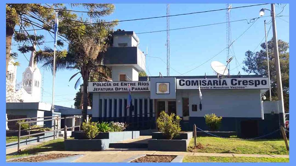 Comunicado de la Policía de Crespo