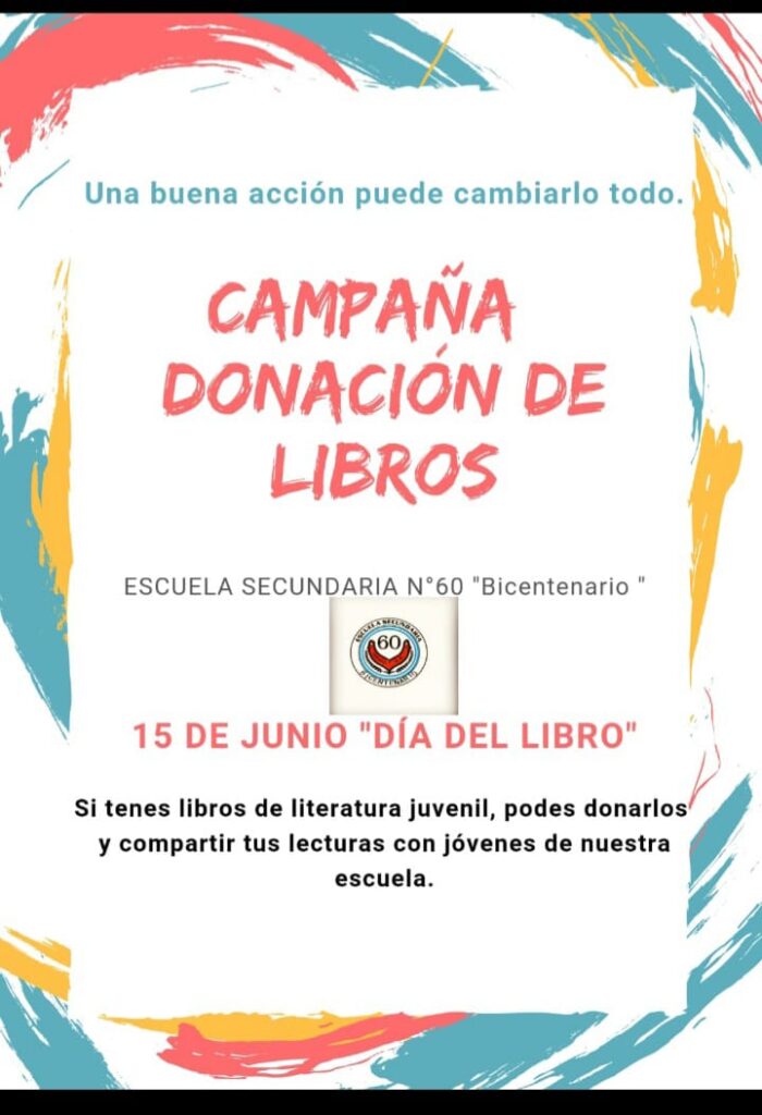 campaña de donación de libros de literatura juvenil